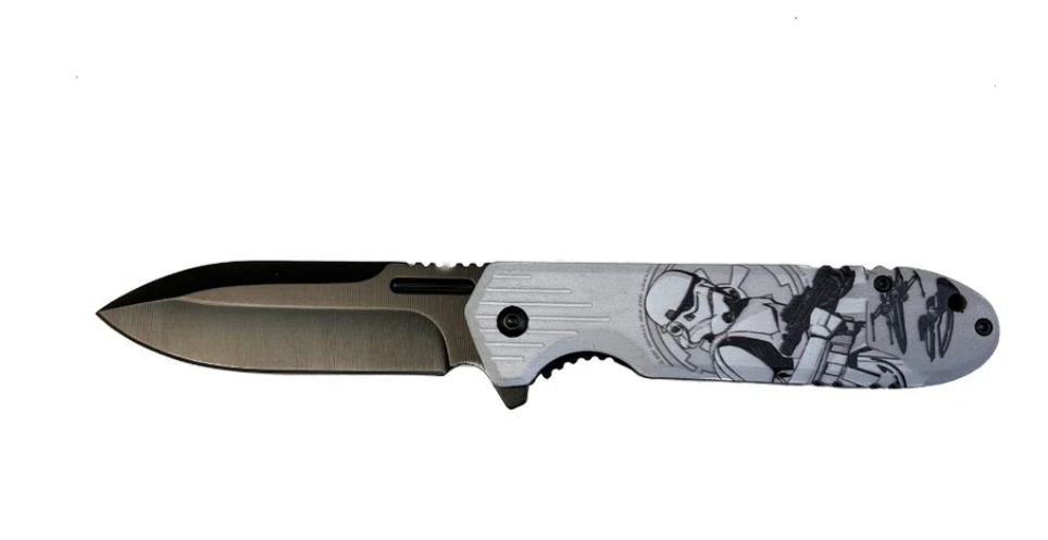 Storm Trooper Assisted Opening Pocket Knife (440 Stainless Steel)