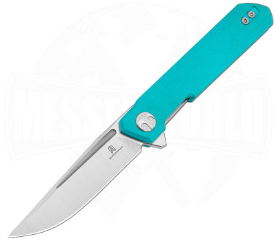 BESTECHMAN MINI DUNDEE BMK03C: 2.92" D2 Steel Blade, G10 Scales, Liner Lock, Flipper